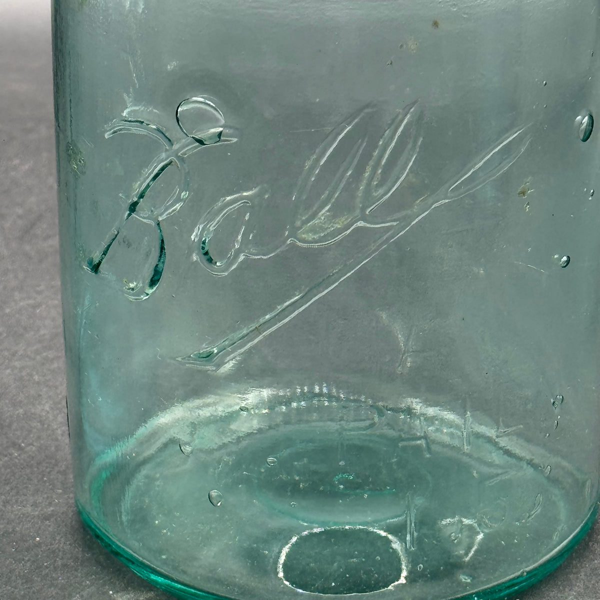 Pair of Vintage Blue Ball Perfect Mason Jars with Zinc Screw Top Lids