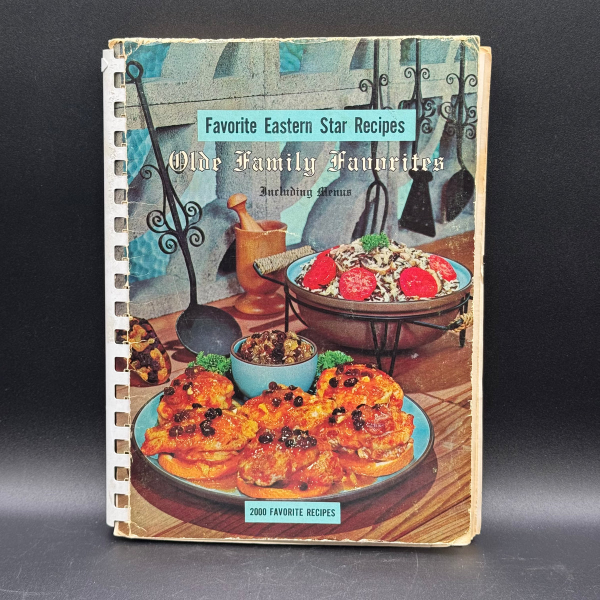 Vintage 1965 Eastern Star Recipe Book