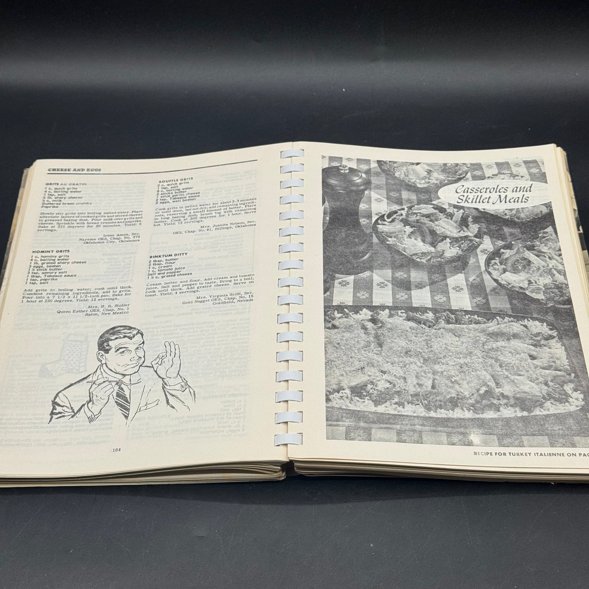 Vintage 1965 Eastern Star Recipe Book