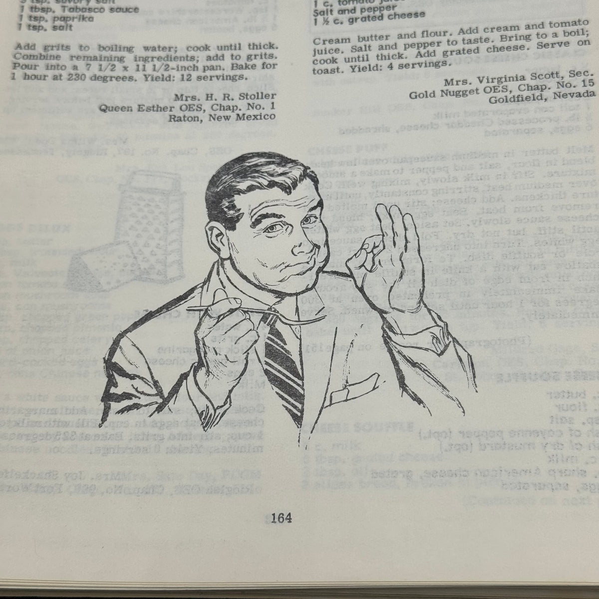 Vintage 1965 Eastern Star Recipe Book