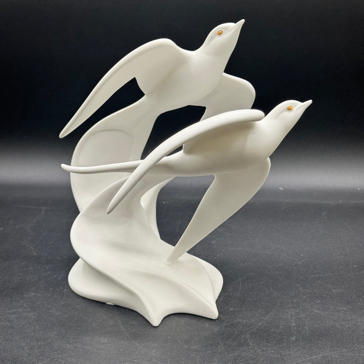 Vintage 1994 Lenox & Audubon Society "Wind Dance" 2 Dove Sculpture