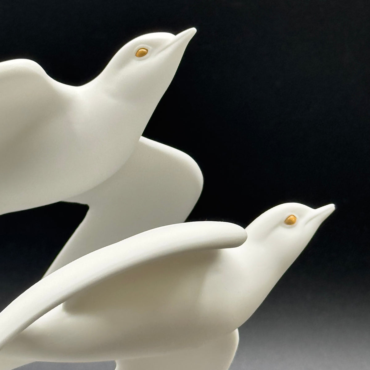 Vintage 1994 Lenox & Audubon Society "Wind Dance" 2 Dove Sculpture