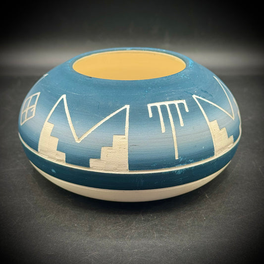 High Elk Sioux Pottery Signed Vase