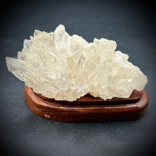 Crystal Formation on Custom Wood Base