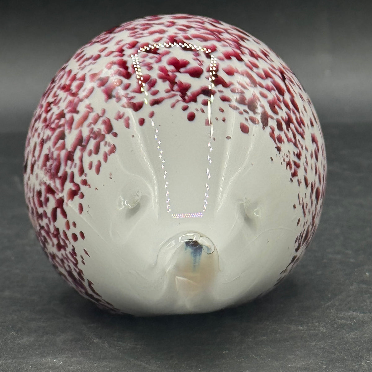 Vintage Wedgwood England Art Glass Hedgehog Paperweight