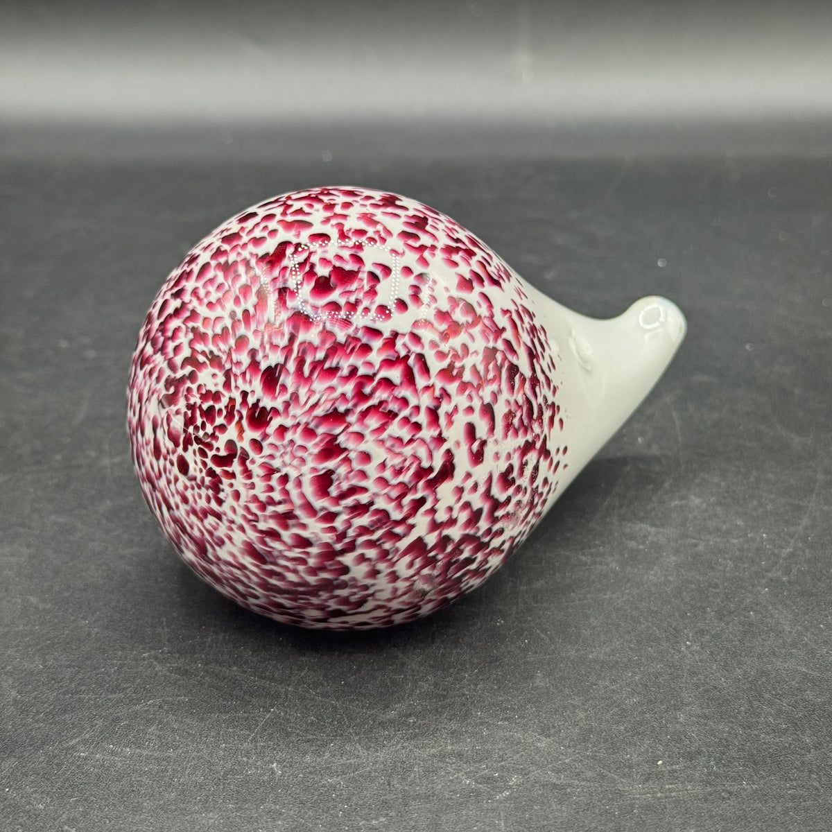 Vintage Wedgwood England Art Glass Hedgehog Paperweight