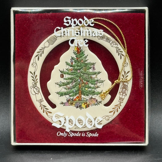 Vintage New in Box Spode Christmas Tree Ornament