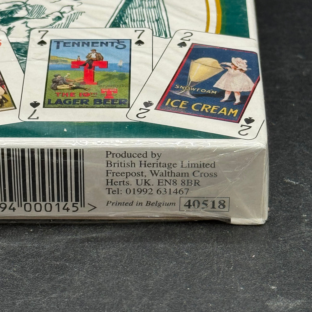 New & Sealed British Heritage Society Victorian Advertising Playing Cards - Printed in Belgium