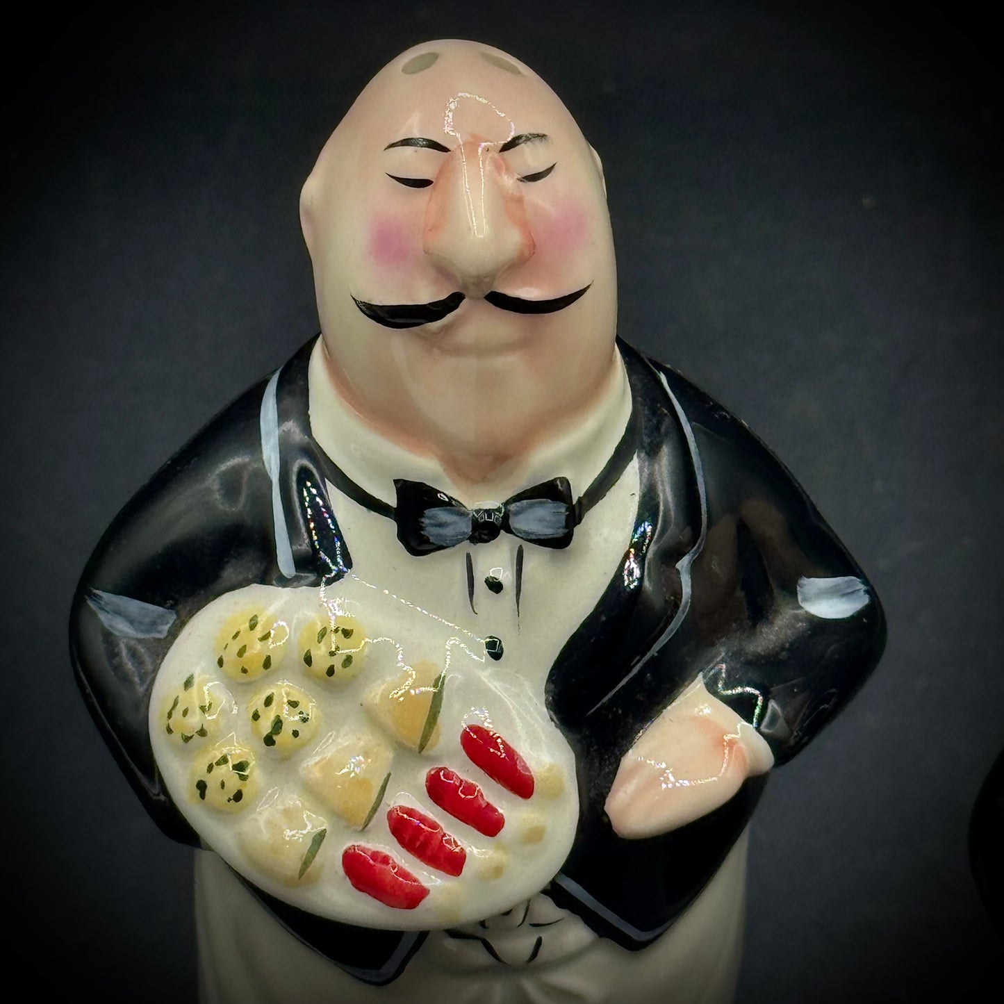 Whimsical "Dinner is Served" Waiters S&P Set