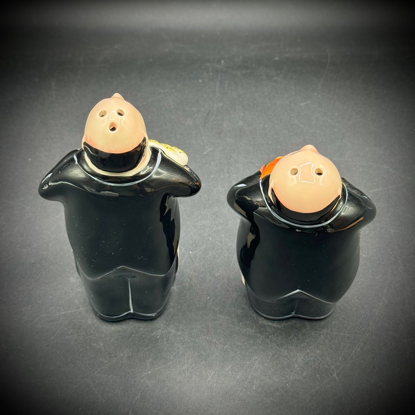 Whimsical "Dinner is Served" Waiters S&P Set