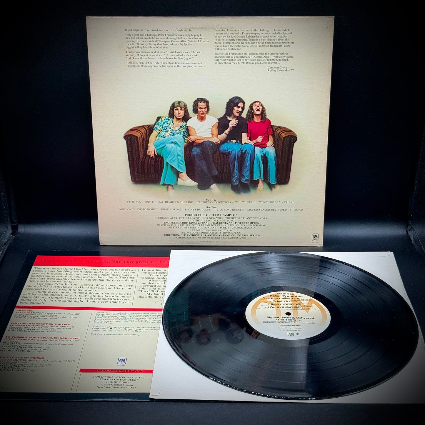 Peter Frampton "I'm In You" Vinyl Record