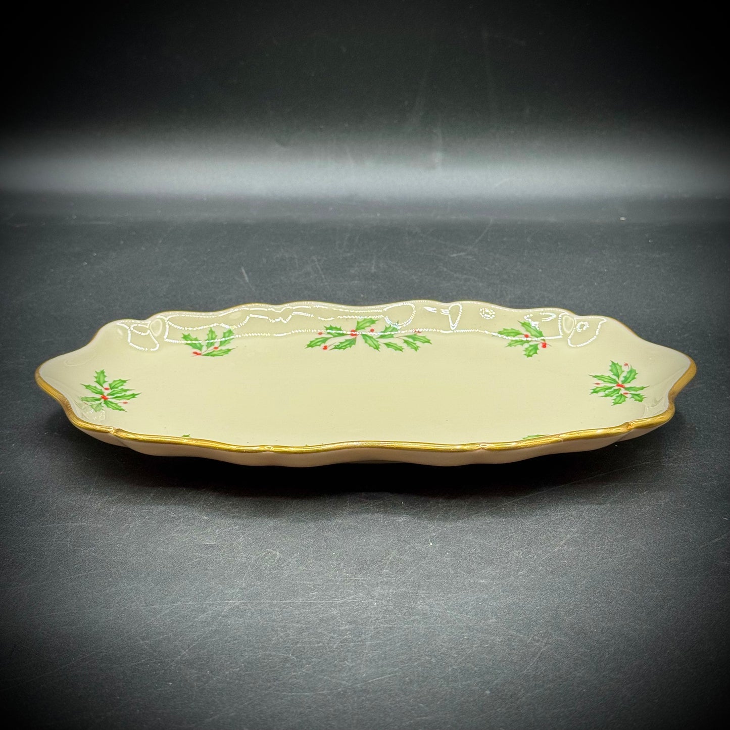 Lenox Holiday Pattern Serving Dish