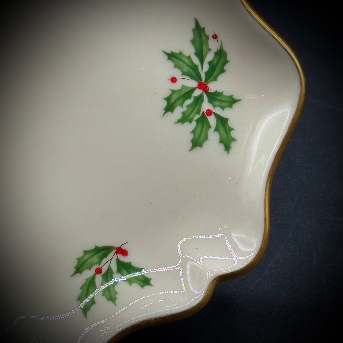 Lenox Holiday Pattern Serving Dish