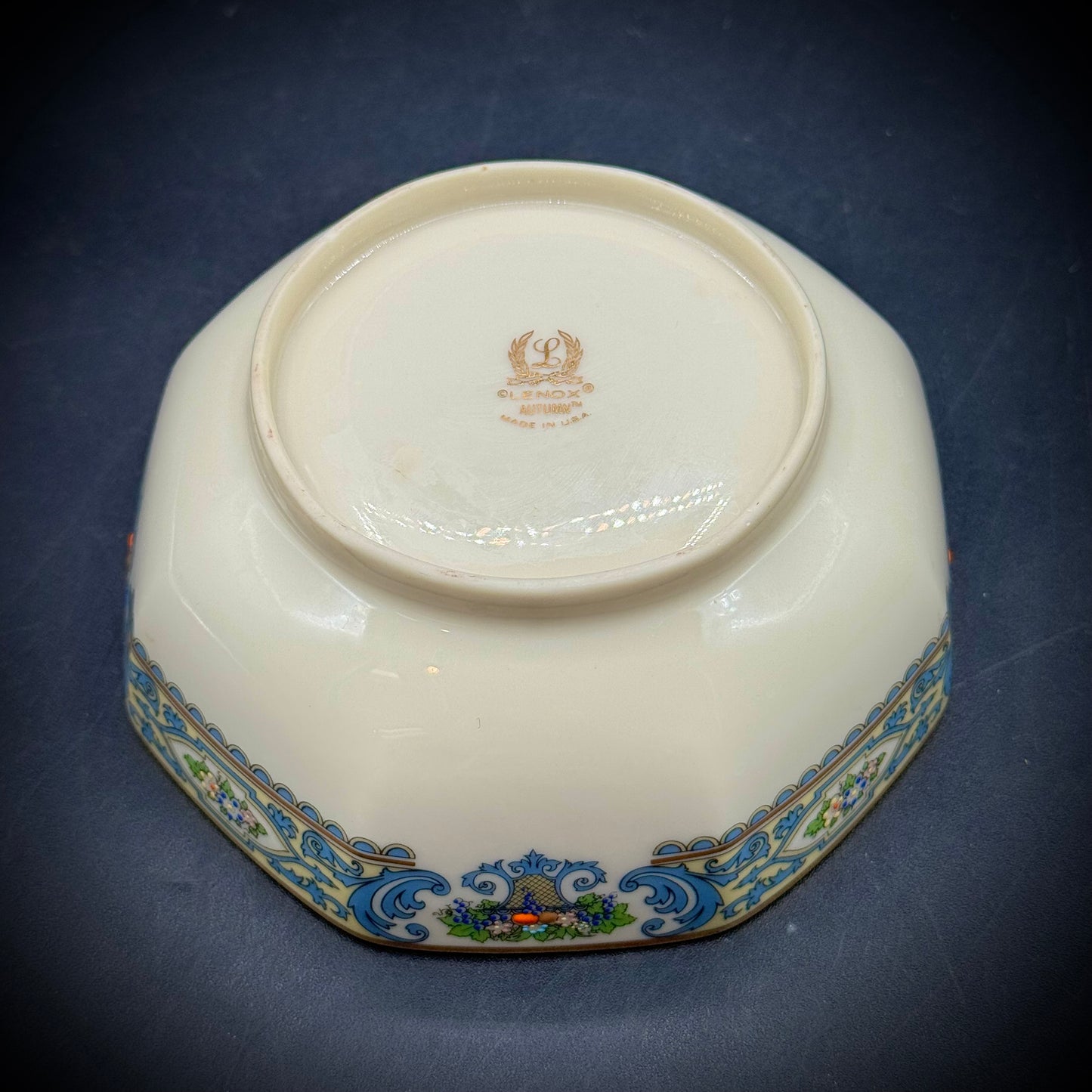 Vintage Lenox Autumn Accented Bowl