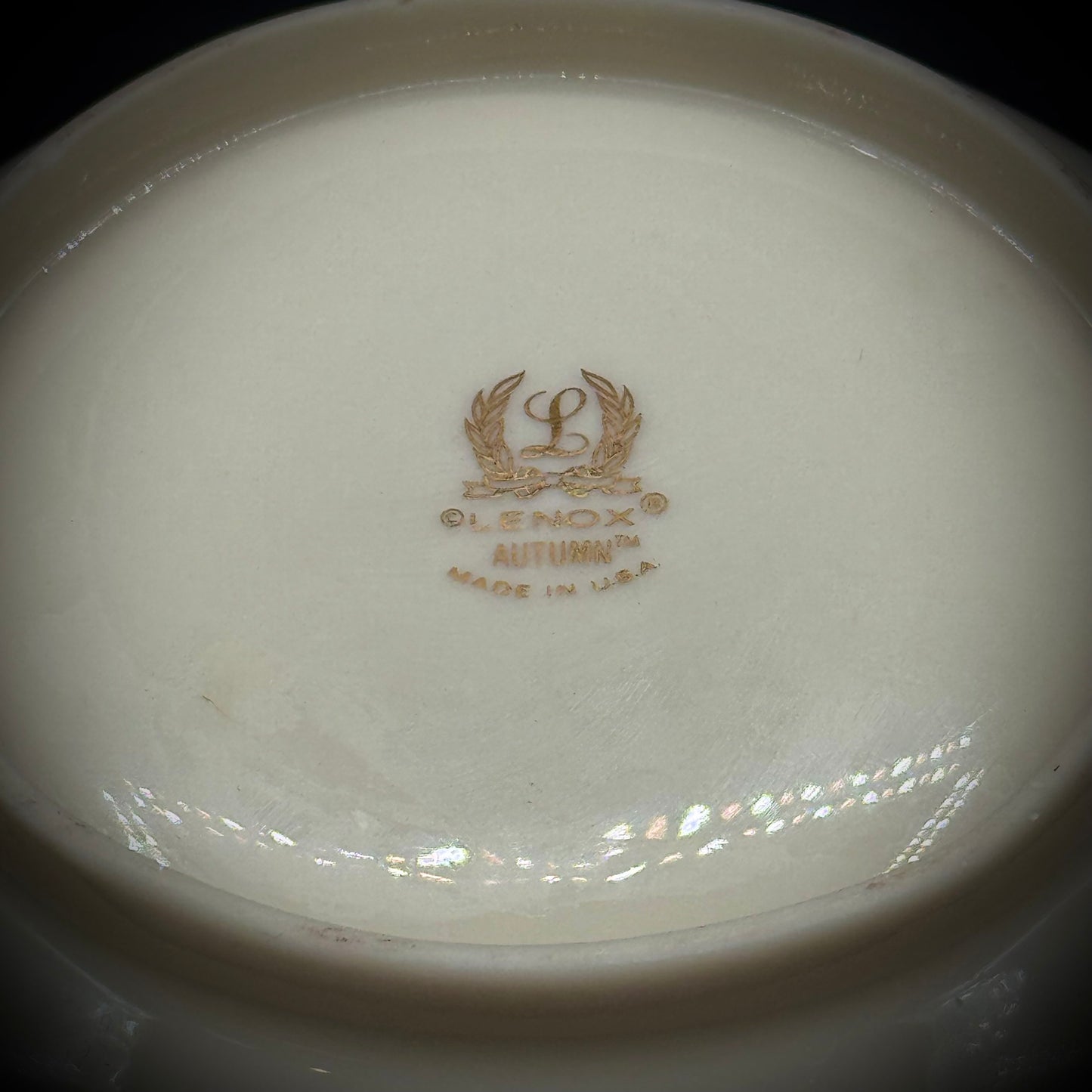 Vintage Lenox Autumn Accented Bowl