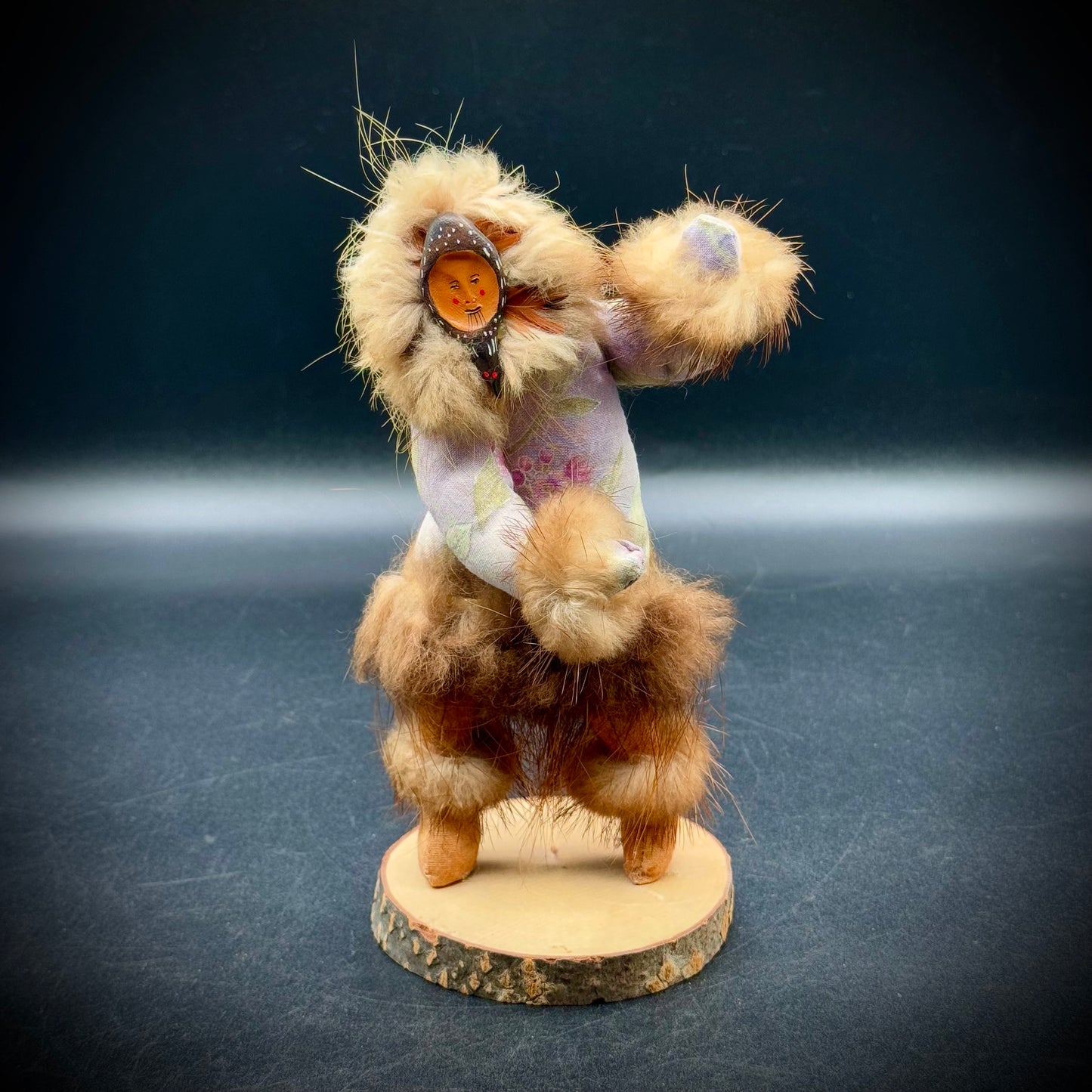 Vintage Carol Muth Alaskan Inuit Figure Signed on Base