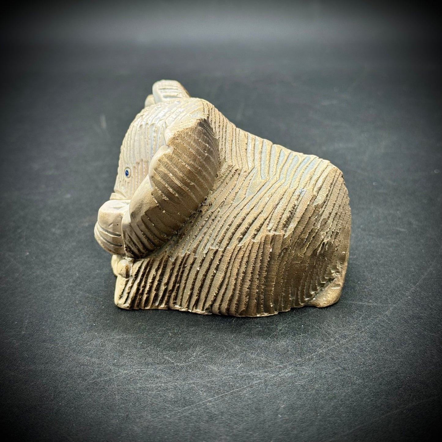 Rare Vintage Signed Artesania Rinconada Elephant Figurine