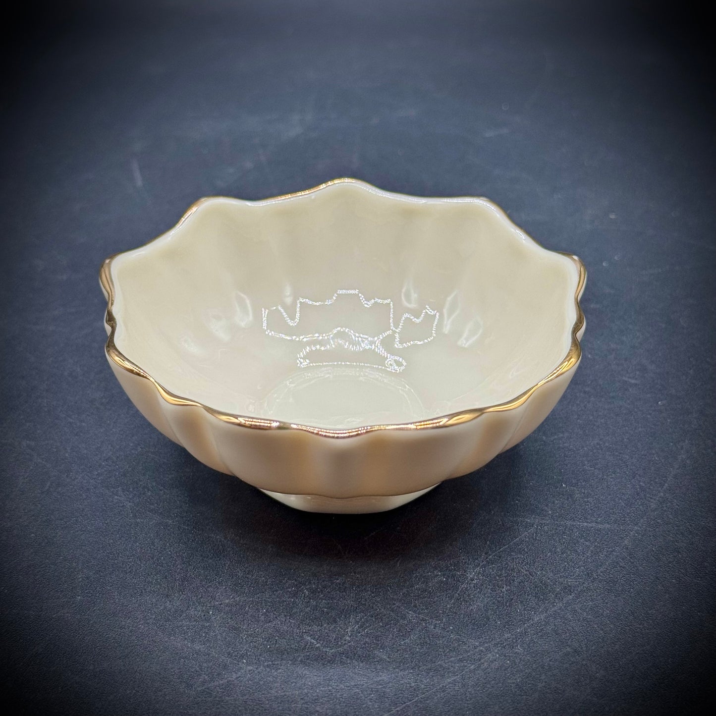 Small Lenox Scalloped Trinket Dish