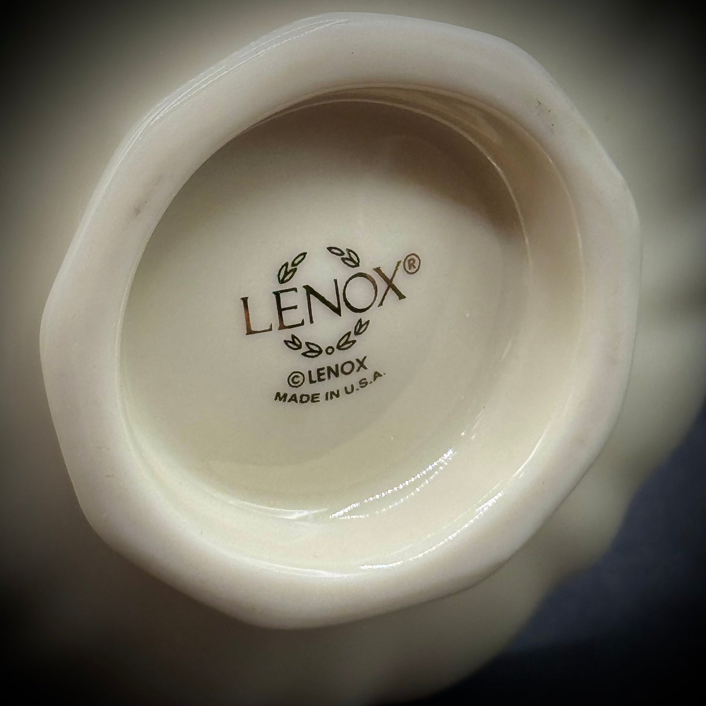 Small Lenox Scalloped Trinket Dish