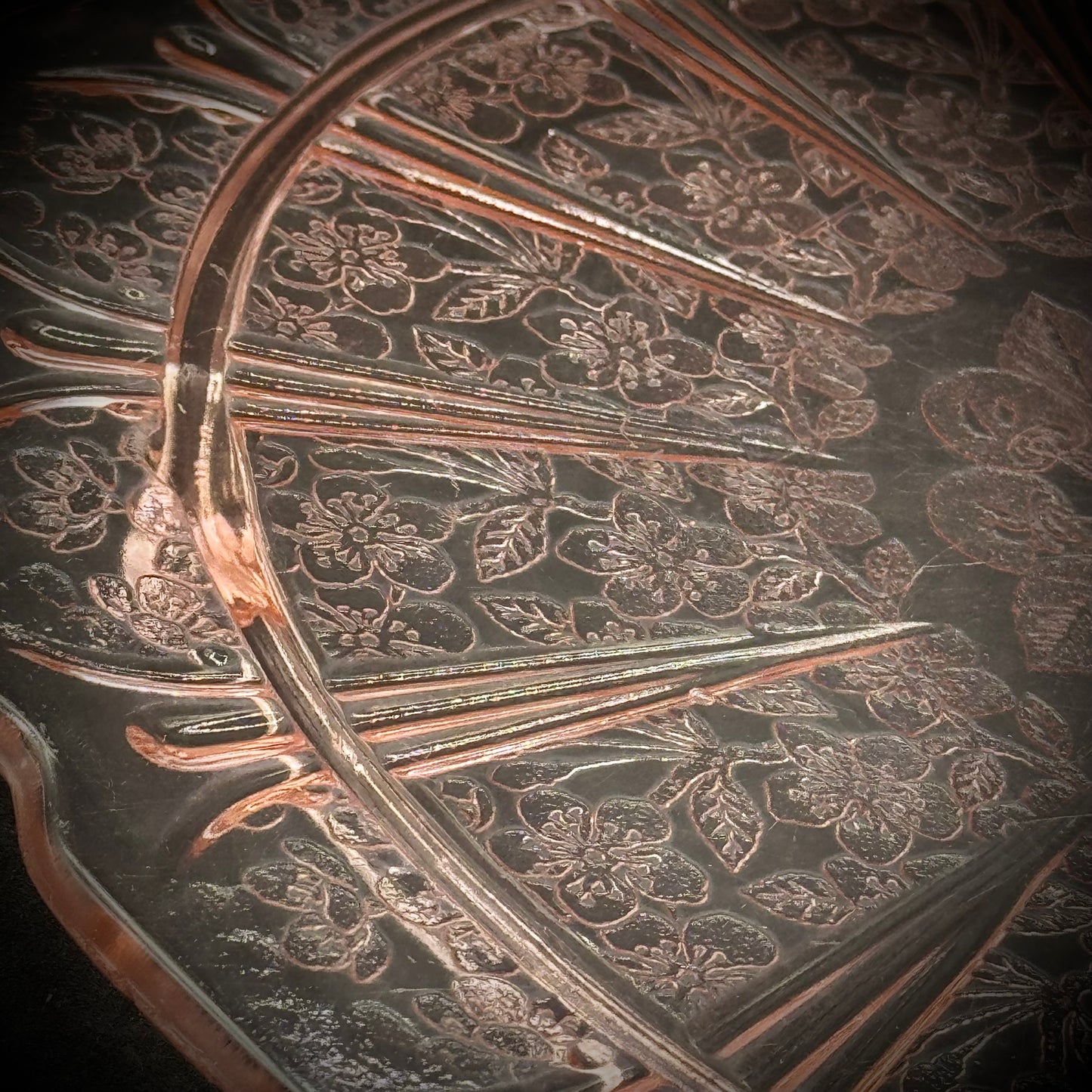 Vintage Large Depression Glass Pink Serving/Cake Dish