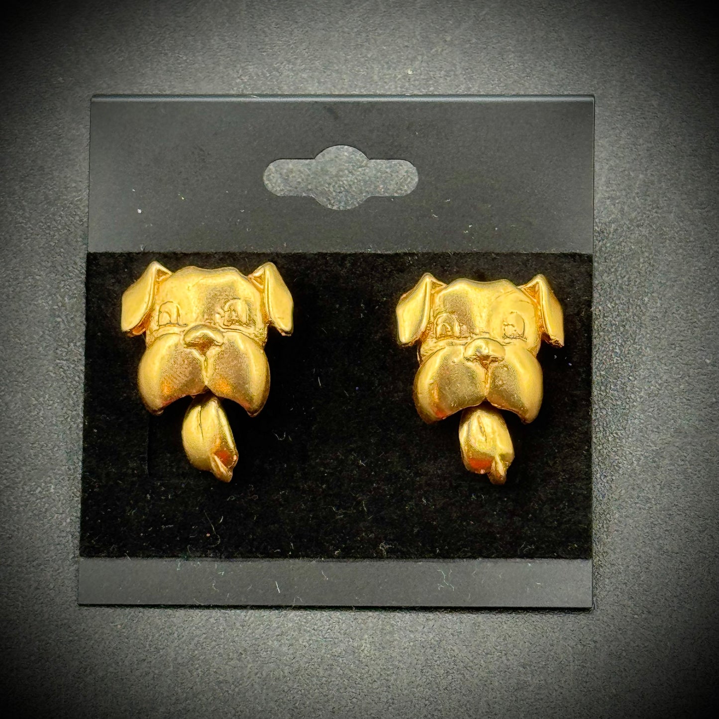 Articulating English Bulldog Earrings