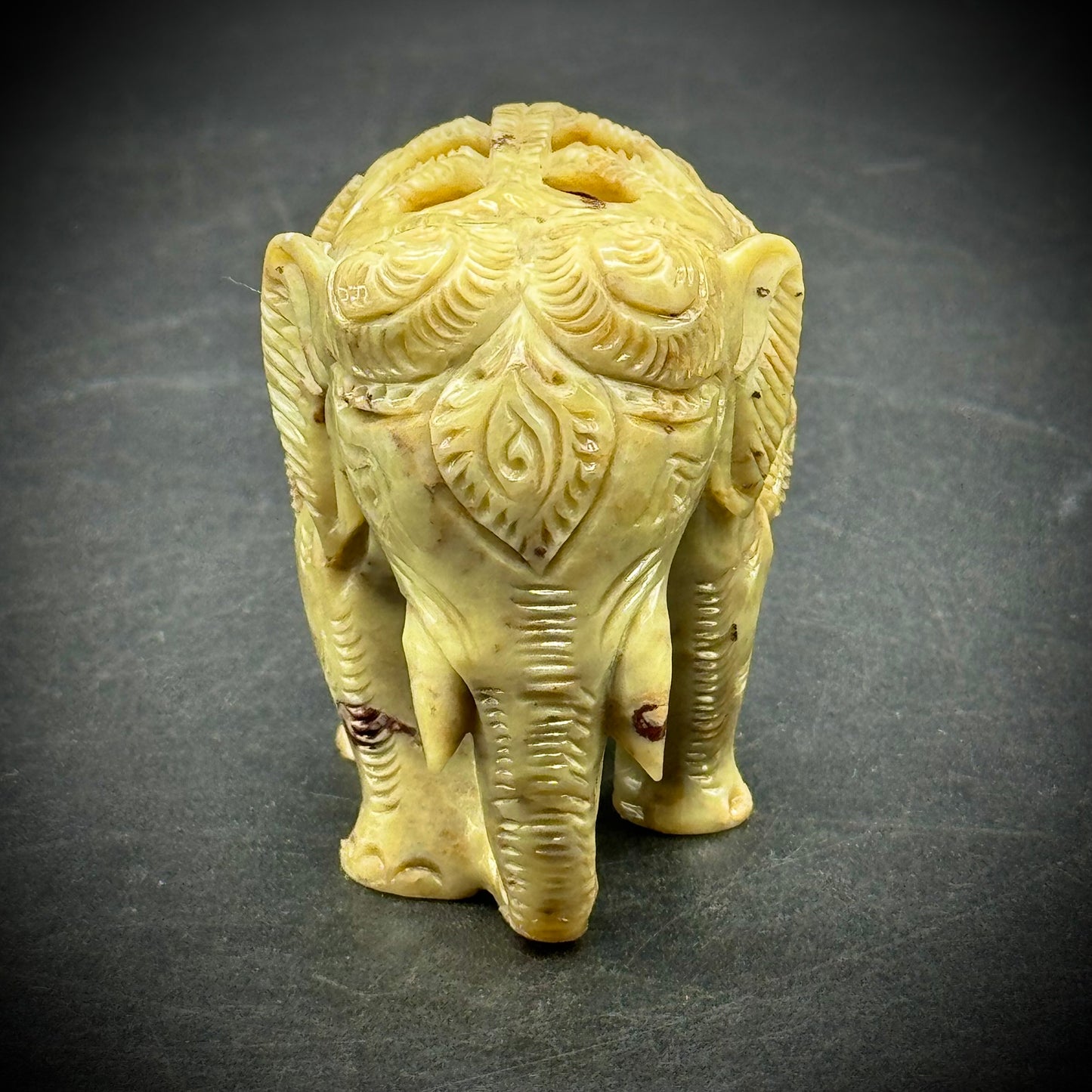 Carved Soapstone Elephant with Baby Elephant Inside