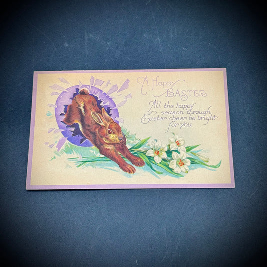 Antique 1920s Easter Postcard