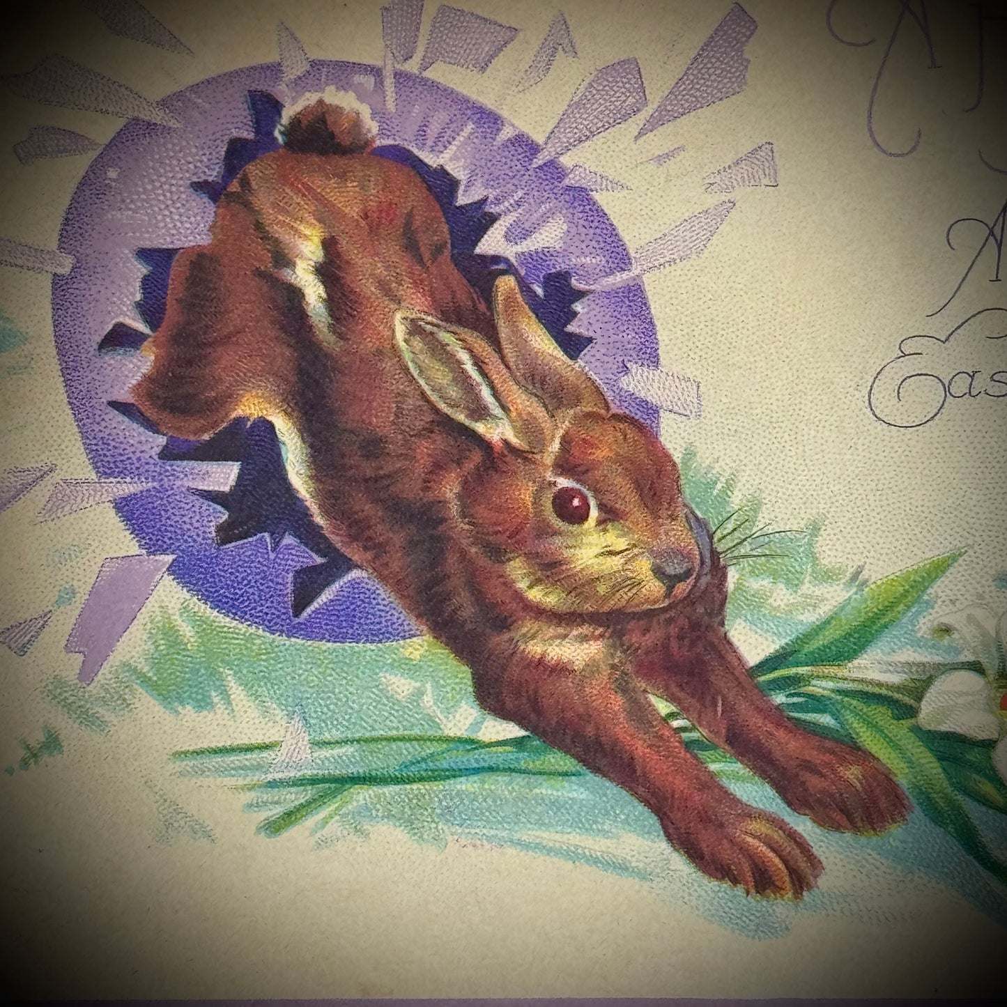 Antique 1920s Easter Postcard