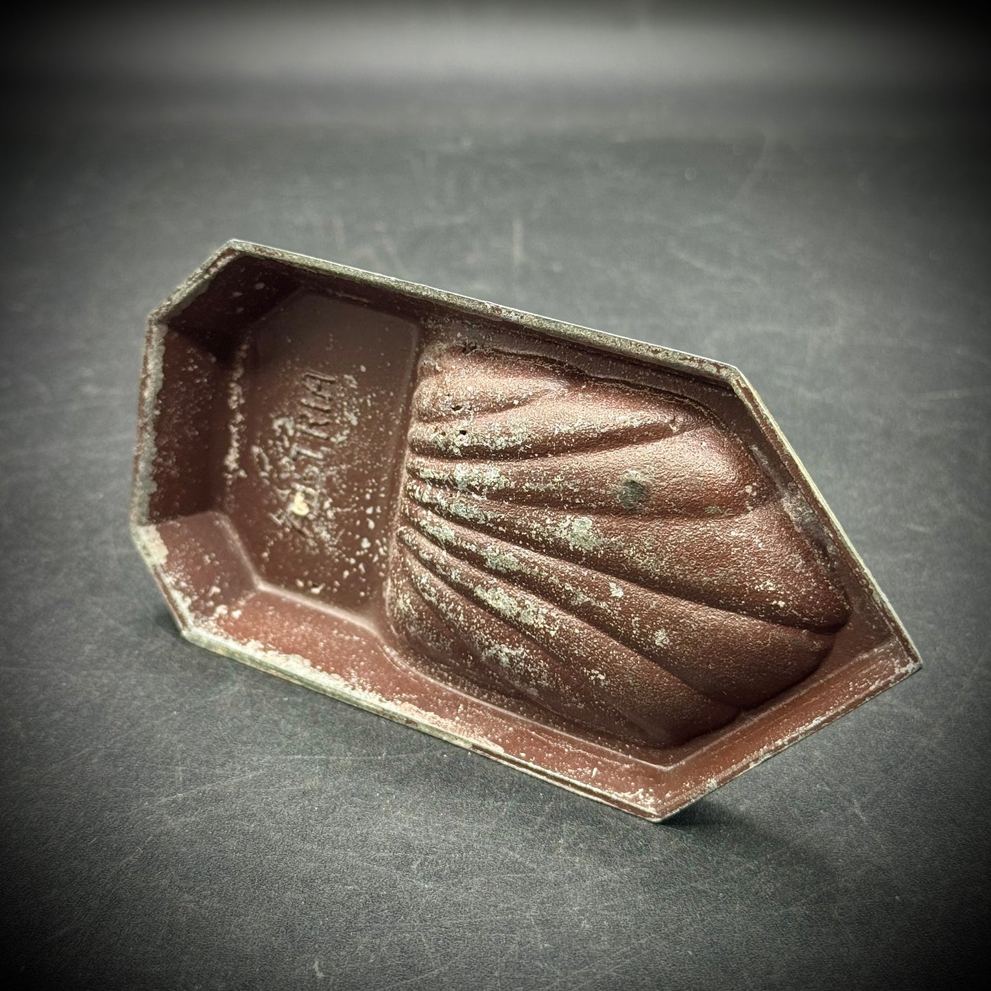 Antique Metal Dog Desk Accessory - Made in Austria