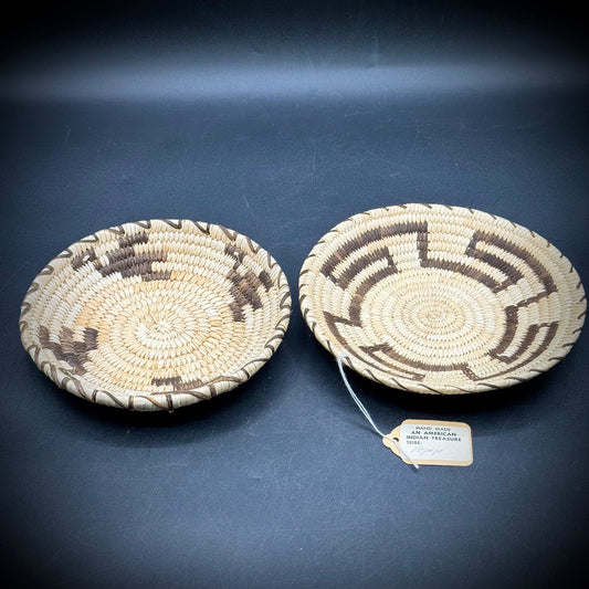 Pair of Hand Woven Papajo Native American Baskets