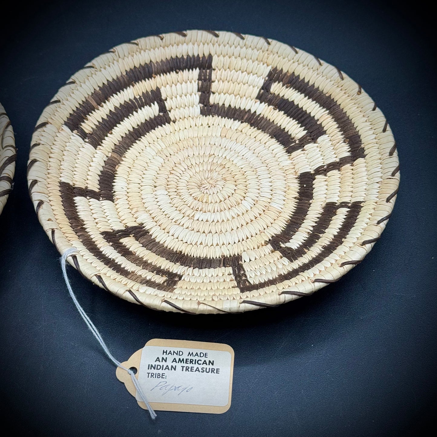 Pair of Hand Woven Papajo Native American Baskets