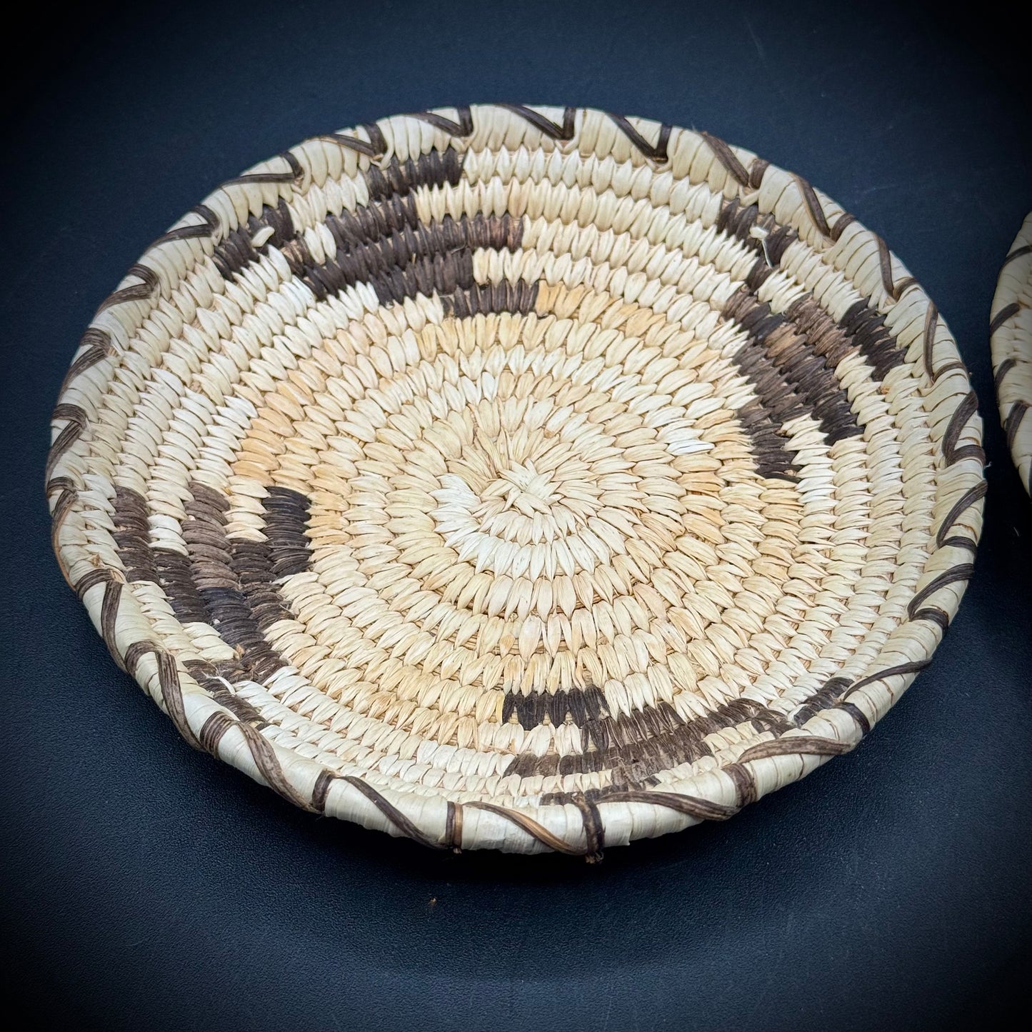 Pair of Hand Woven Papajo Native American Baskets