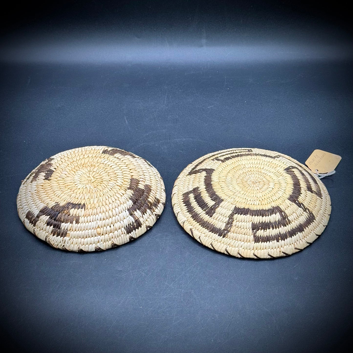 Pair of Hand Woven Papajo Native American Baskets