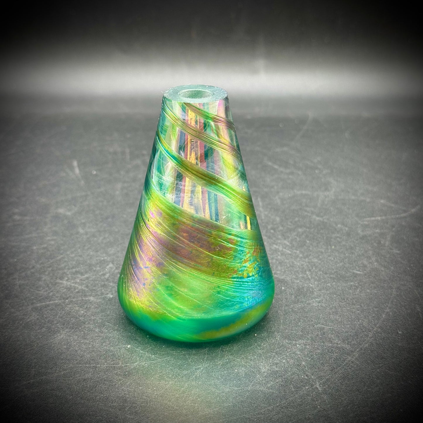 Signed New Orleans Art Glass Vase