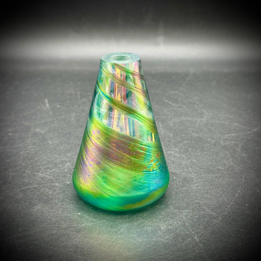 Signed New Orleans Art Glass Vase