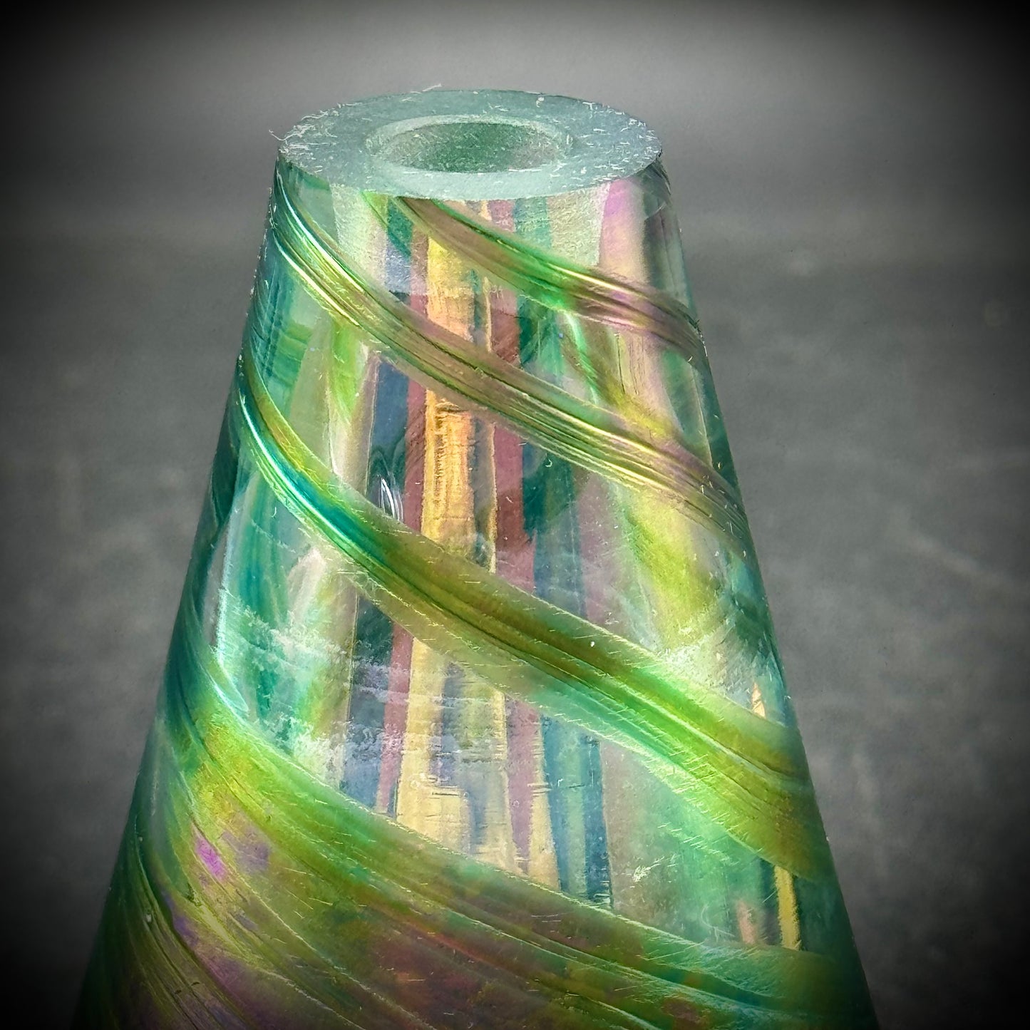 Signed New Orleans Art Glass Vase