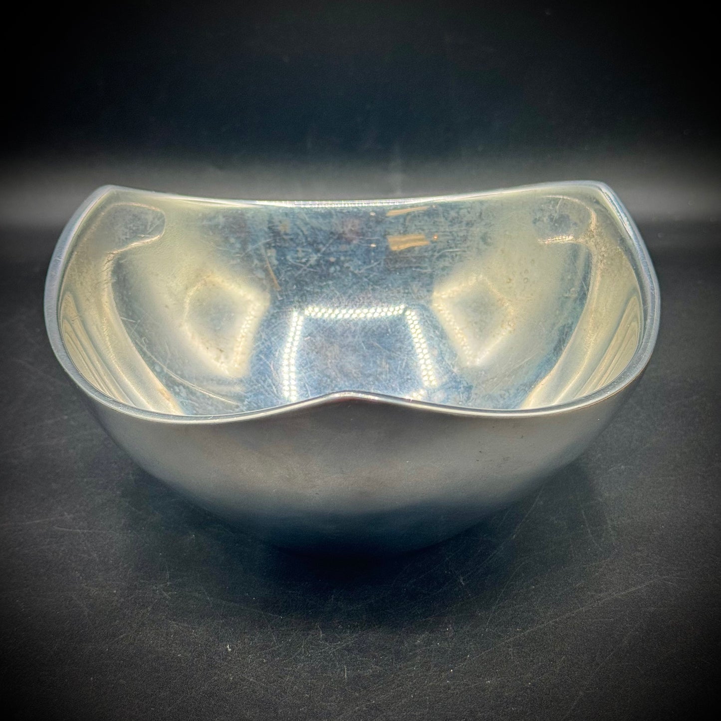 Nambe Metal Tri-Foil 1967 Design Bowl