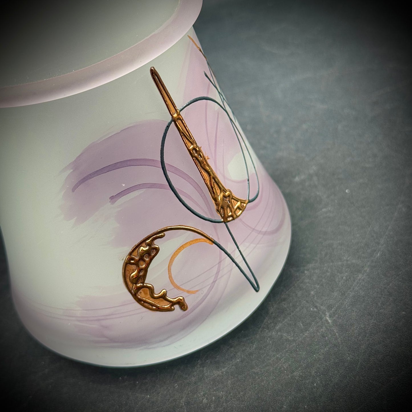 Vintage Romanian Applied Glass Jack in The Pulpit