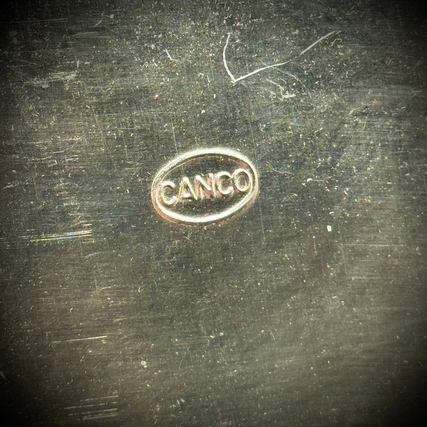 Vintage c. 1935 Canco Alamo Tin Box
