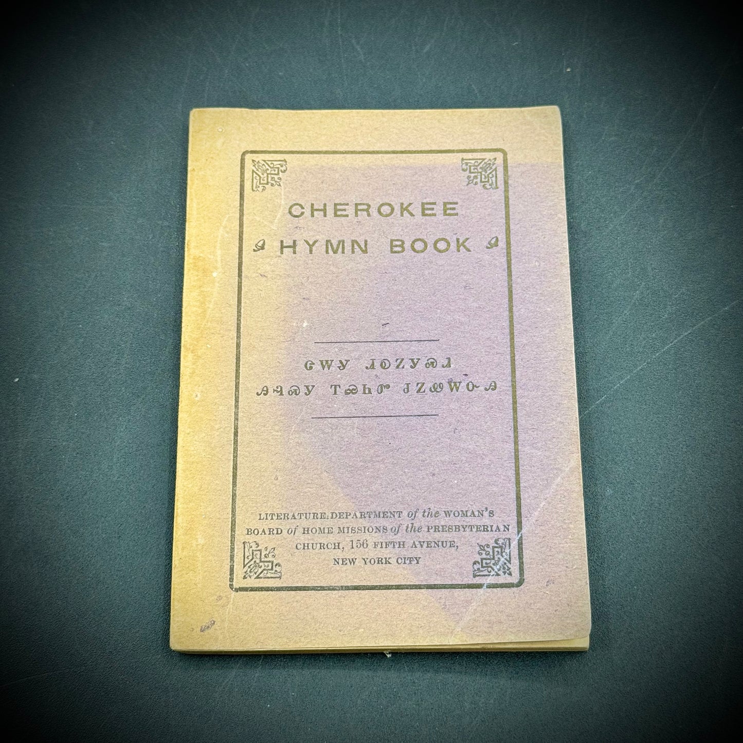 RARE 1909 Printed Cherokee Hymns Book