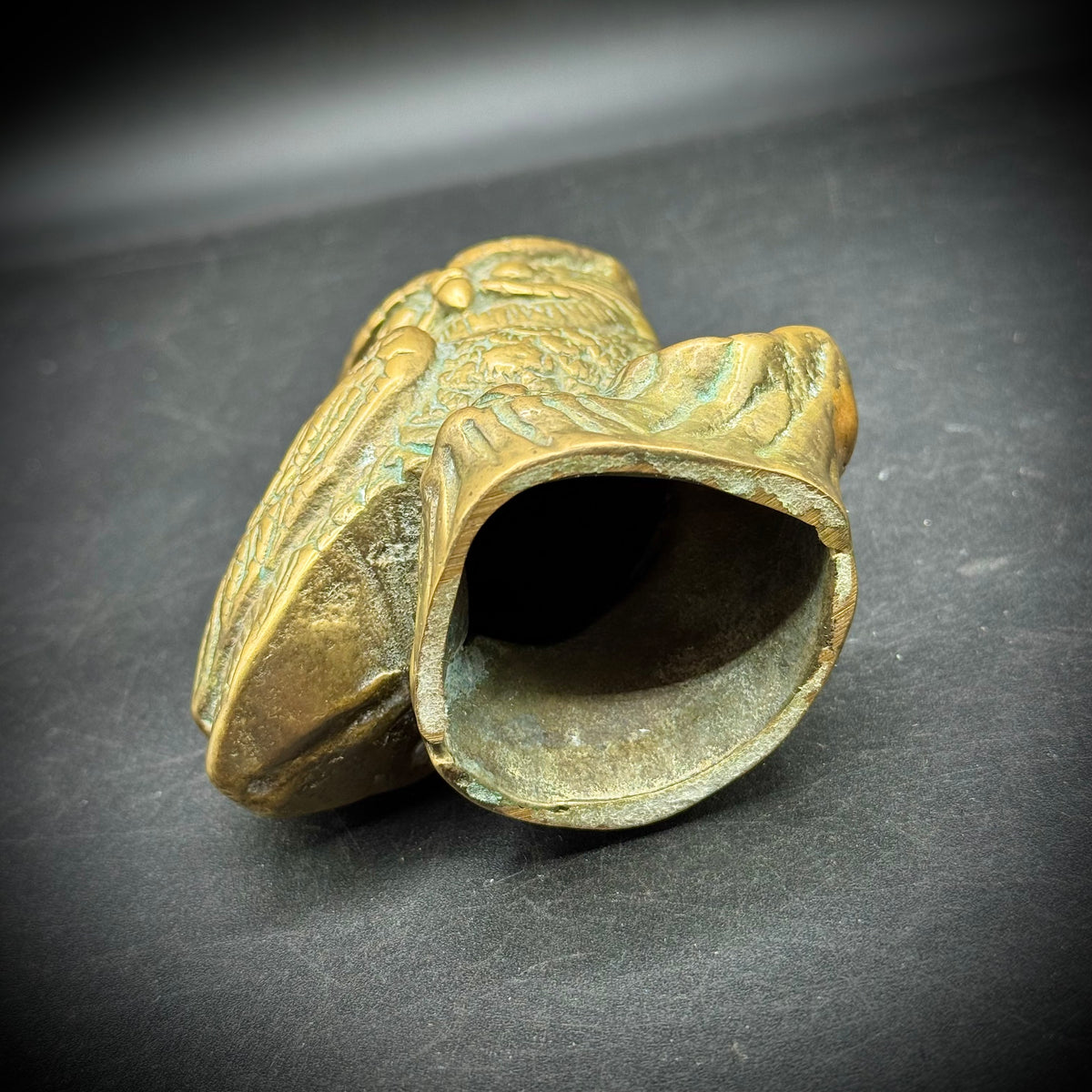 Finneas T. Flutterbutt Vintage Brass Owl Figurine