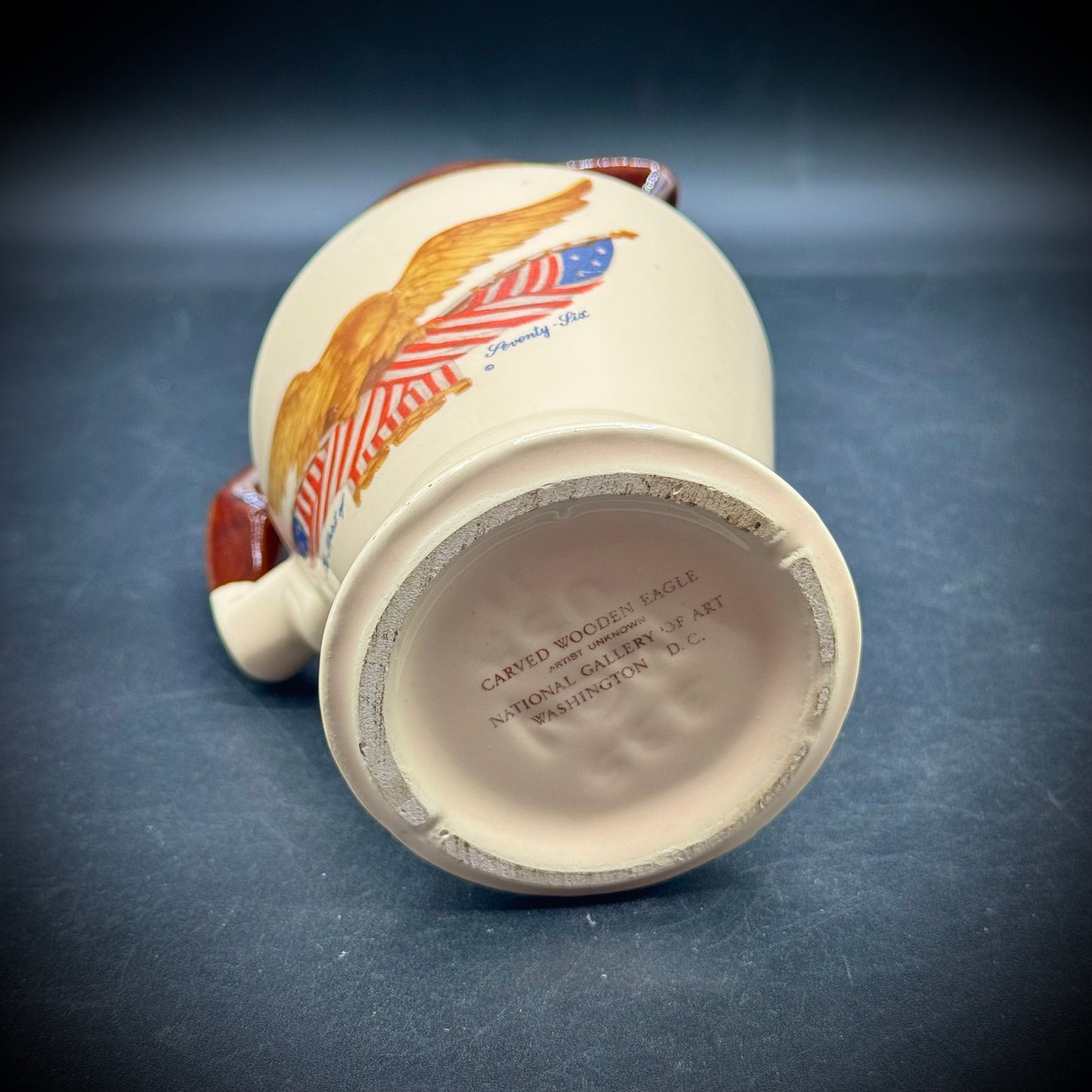 Vintage McCoy Pottery American Eagle Pitcher