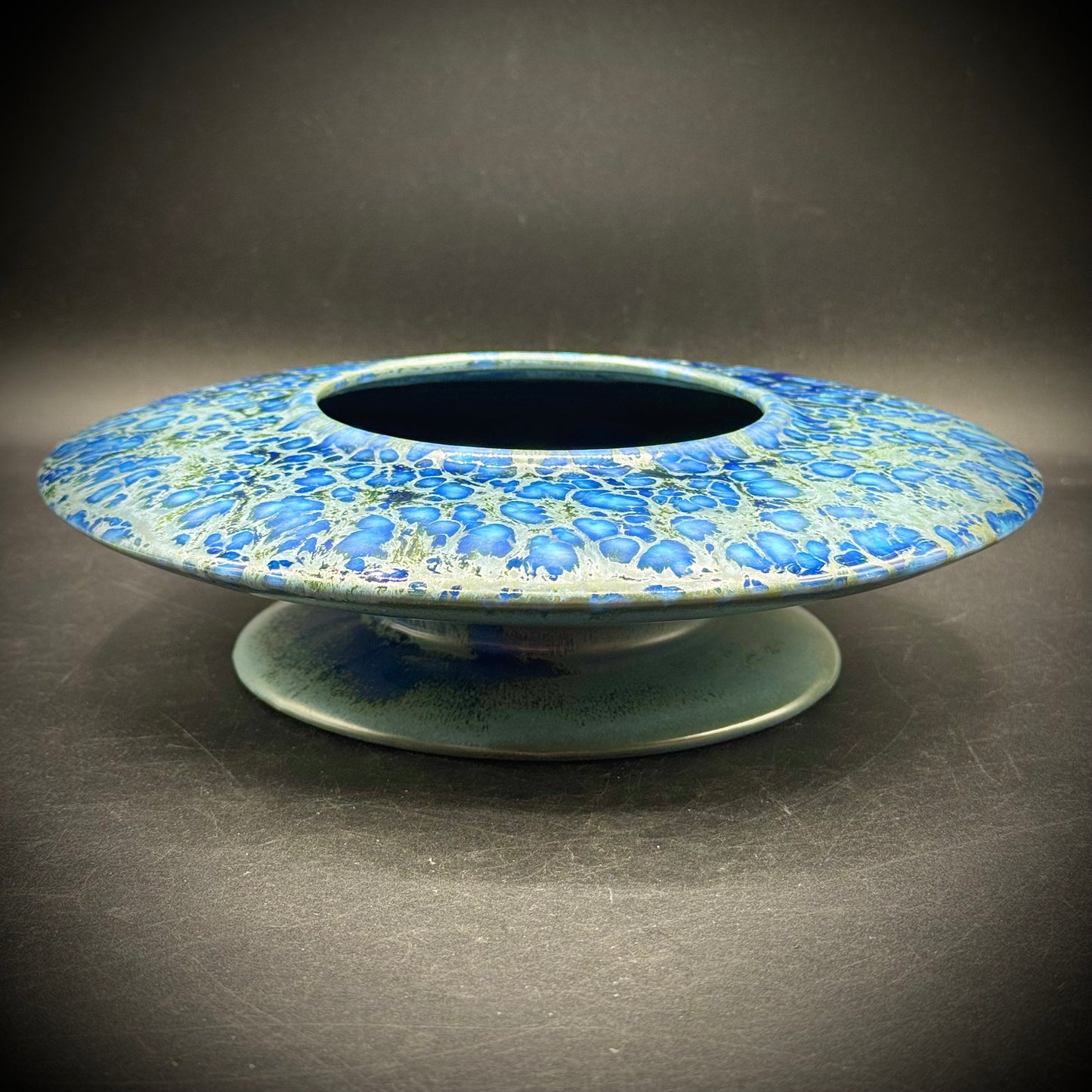 Stunning Freeman-McFarlin MCM UFO Pottery Vase with Original Label