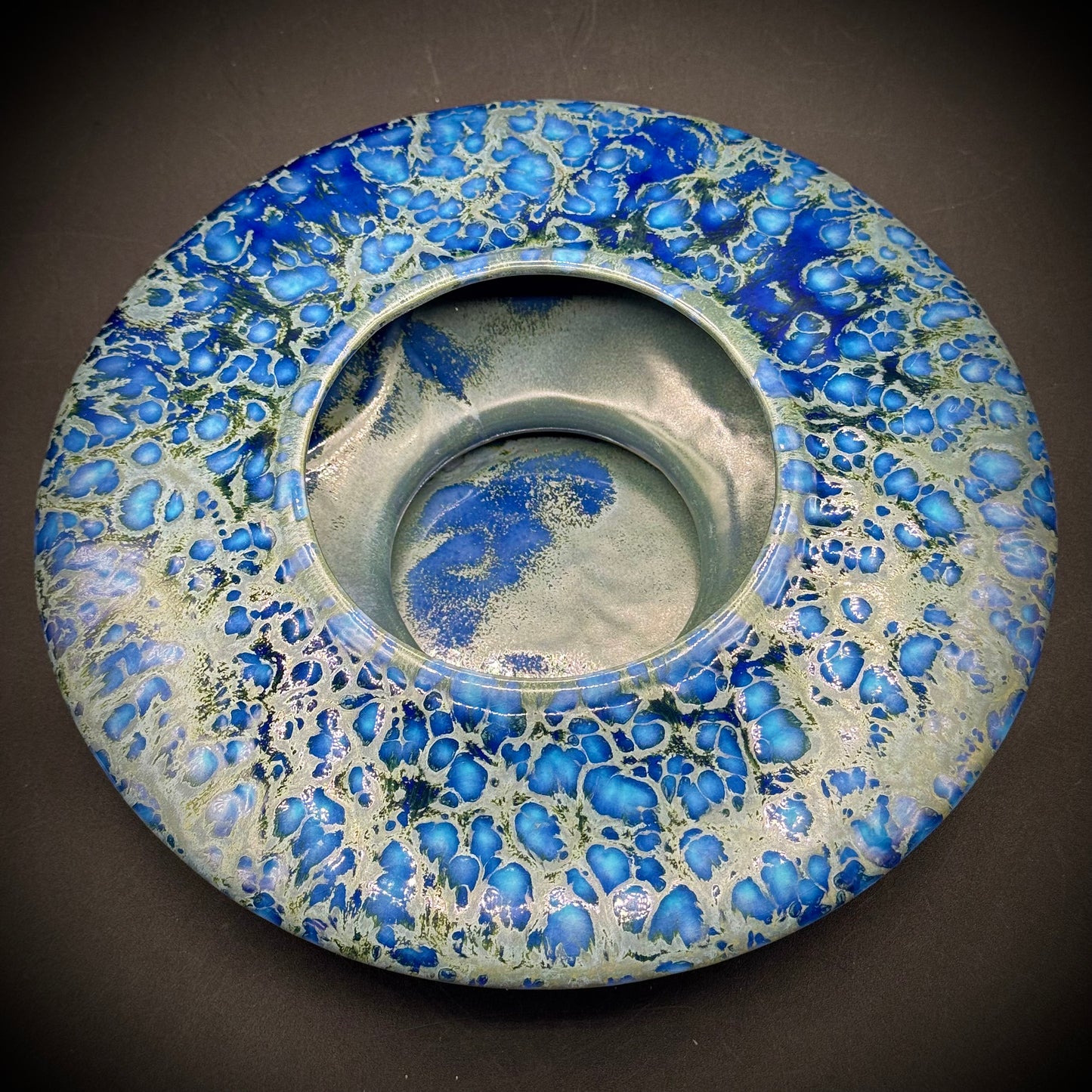 Stunning Freeman-McFarlin MCM UFO Pottery Vase with Original Label