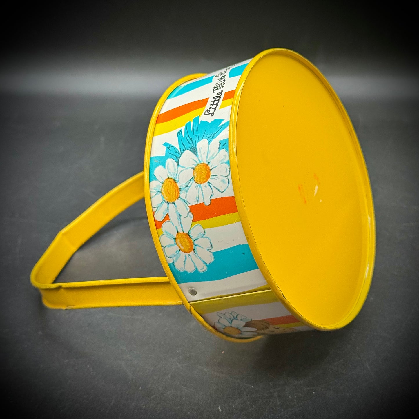 Vintage Metal Little Miss Pixie Handled Basket