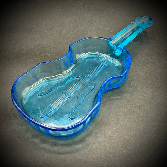Vintage L.G. Wright Blue Turquoise Violin Dish