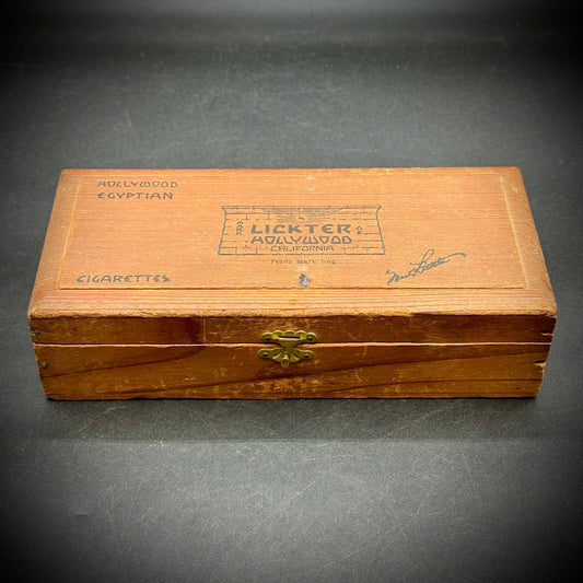 RARE Late 1920s/Early 1930s Lickter's Hollywood Wood Box