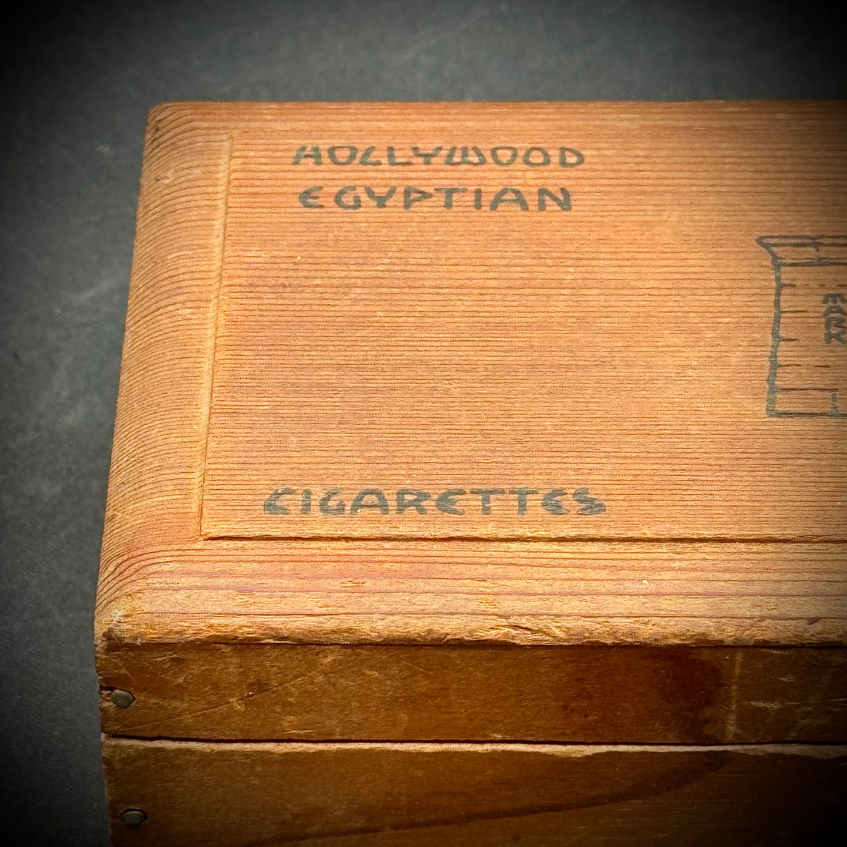 RARE Late 1920s/Early 1930s Lickter's Hollywood Wood Box