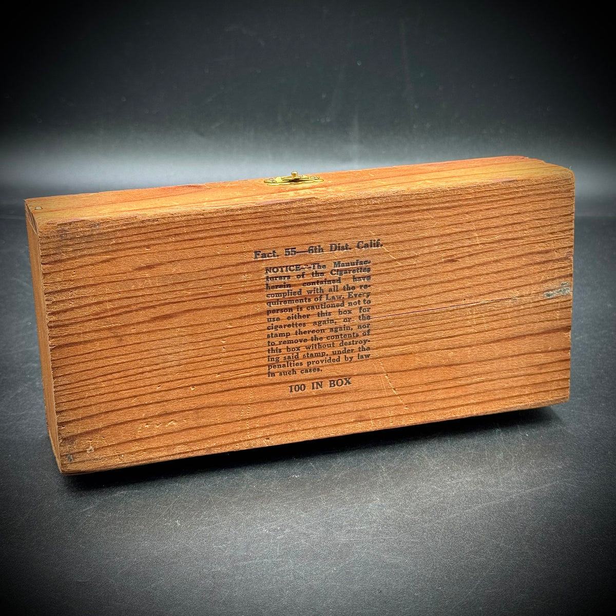 RARE Late 1920s/Early 1930s Lickter's Hollywood Wood Box