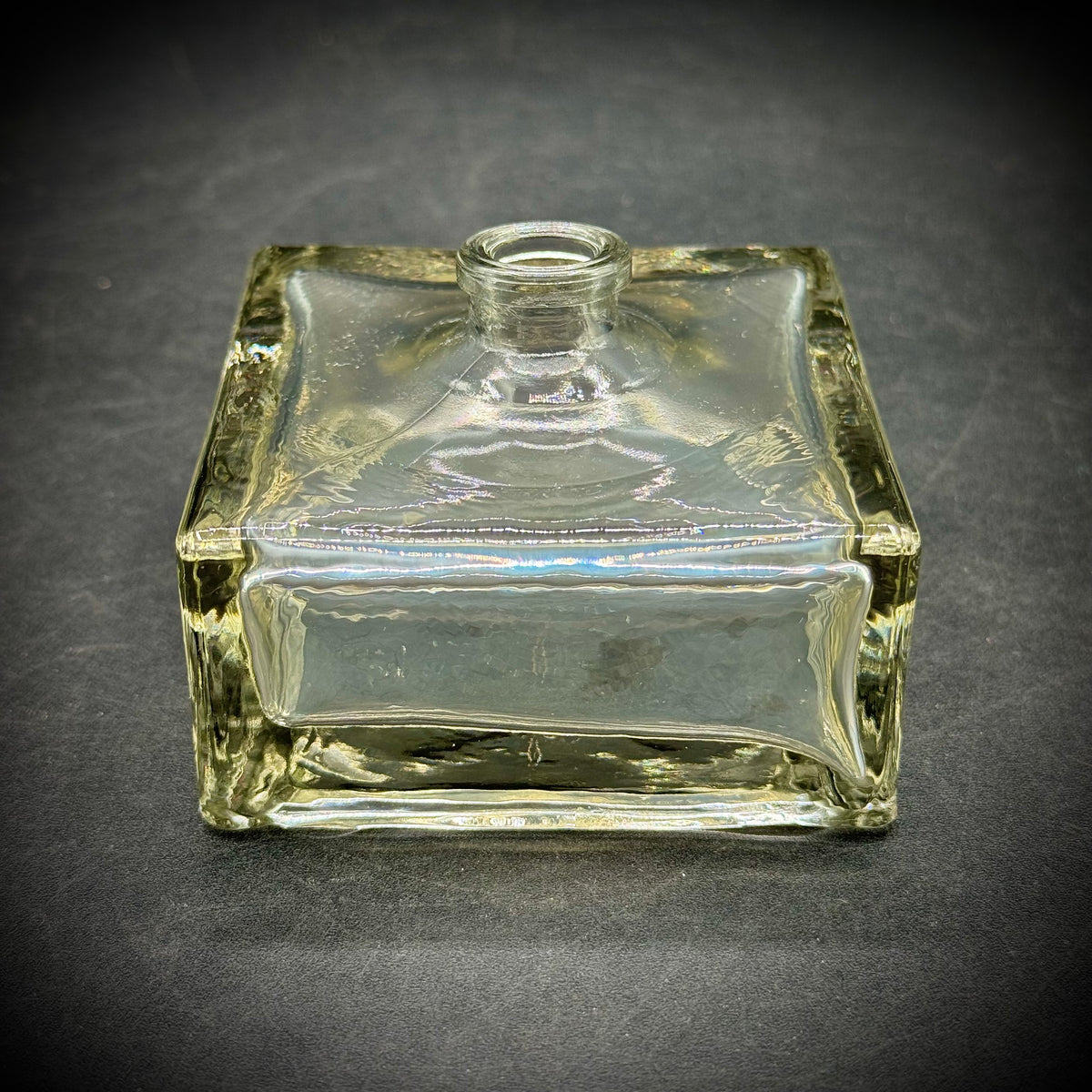 Vintage Square Glass Inkwell